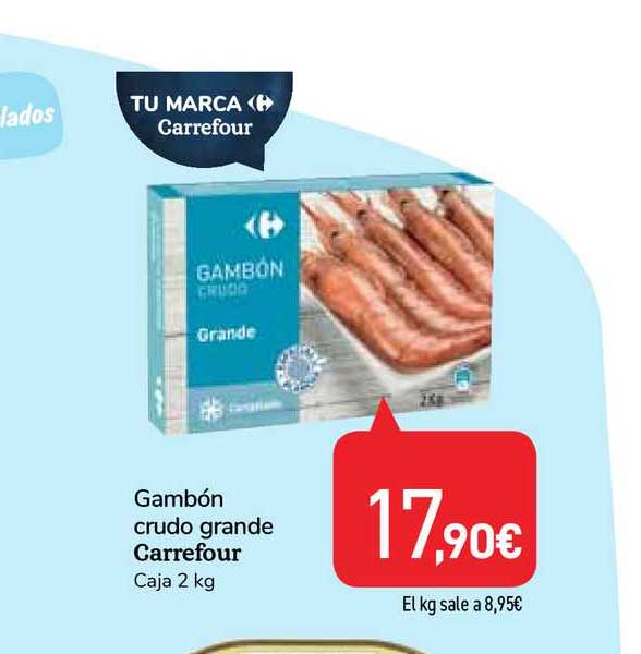 Gambón Carrefour 2kg: la opción perfecta para disfrutar de deliciosos mariscos en casa